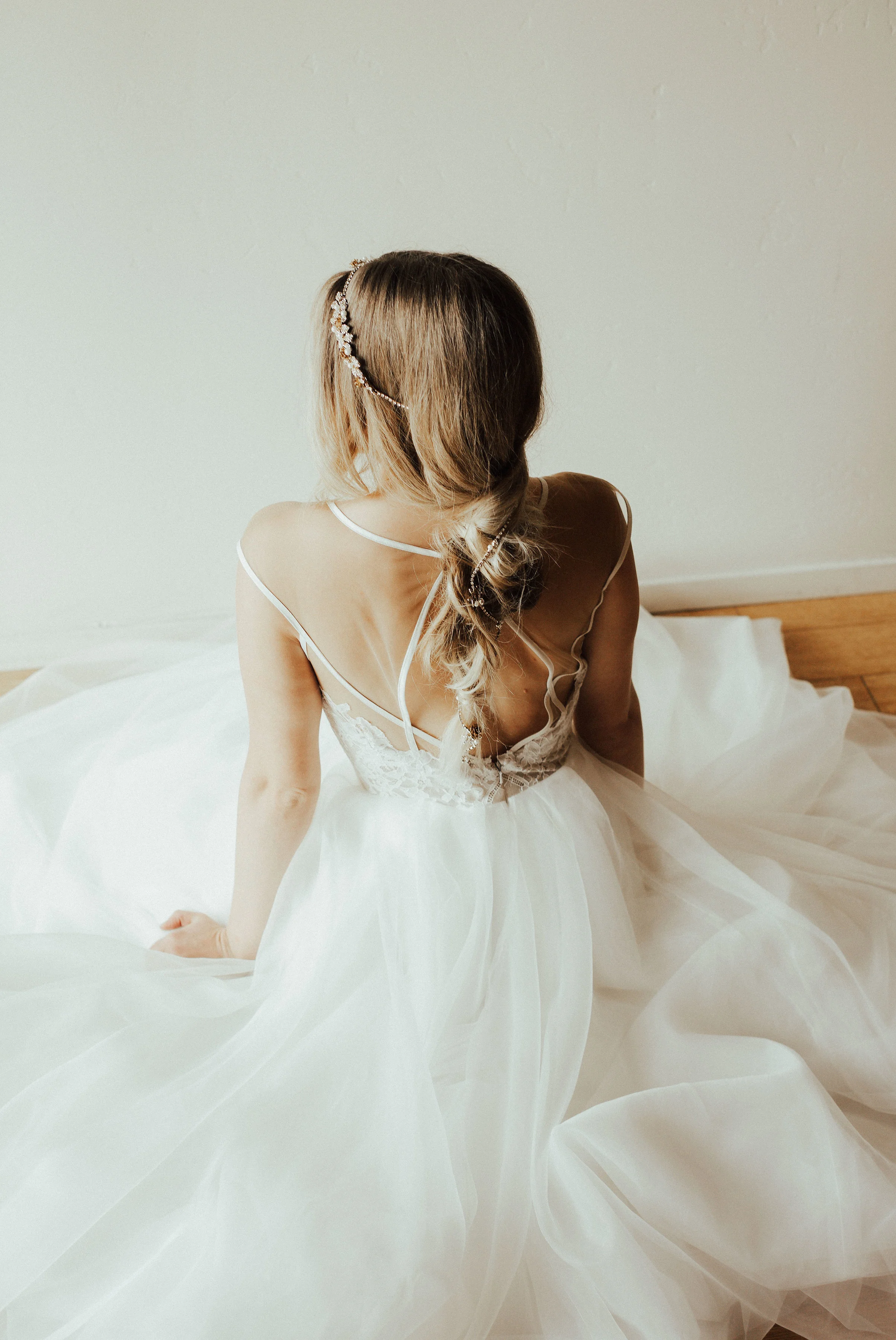 Style a Bridal vine headpiece