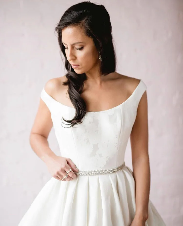 how to style a bridal sash