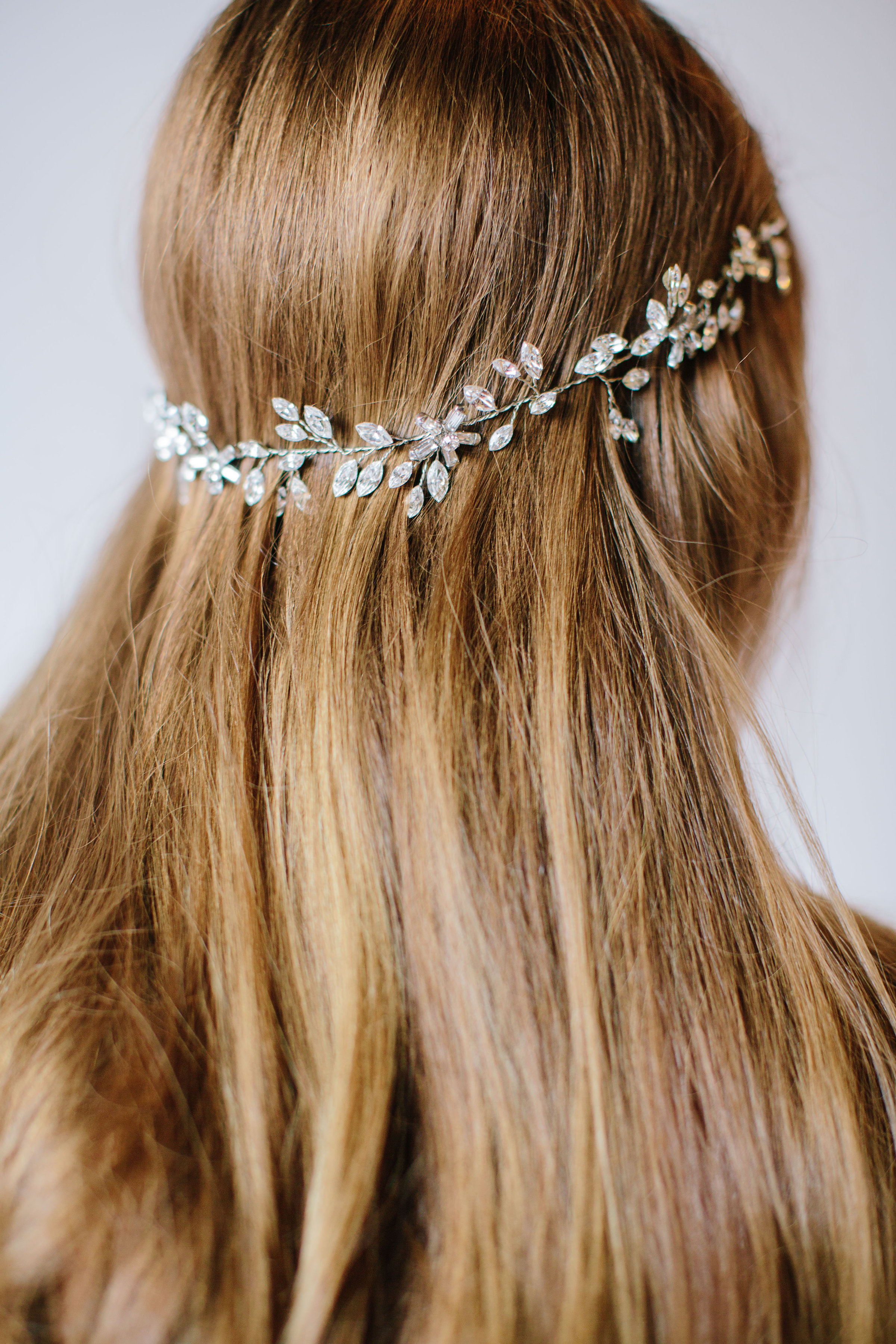 Rhinestone wire halo by Untamed Petals