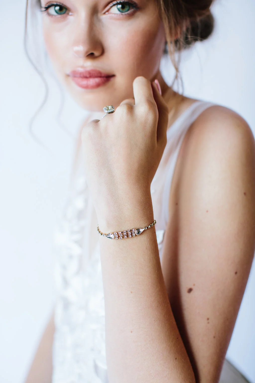 dainty crystal bracelet