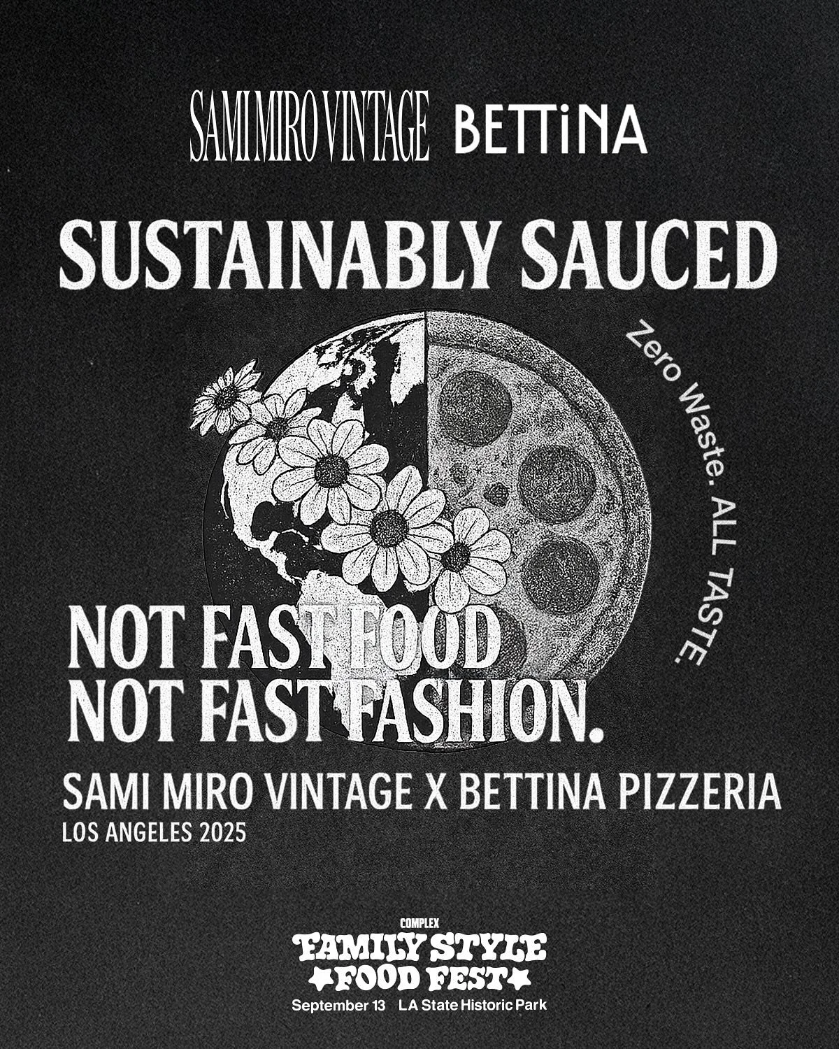 We are beyond excited to announce our collab with @samimirovintage going live @familystylefest tomorrow!!! As lovers of fashion, it was an honor to work with a female designer with such a strong focus on sustainability in her design and production.  
