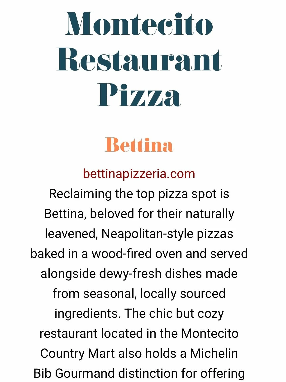 Thank you to our amazing community for voting for us in the @sbindependent readers poll this year. We&rsquo;re honored to have won best Montecito Restaurant &amp; Best Pizza 🥰🥰🥰🥰 I can&rsquo;t express enough how insanely talented and hardworking 