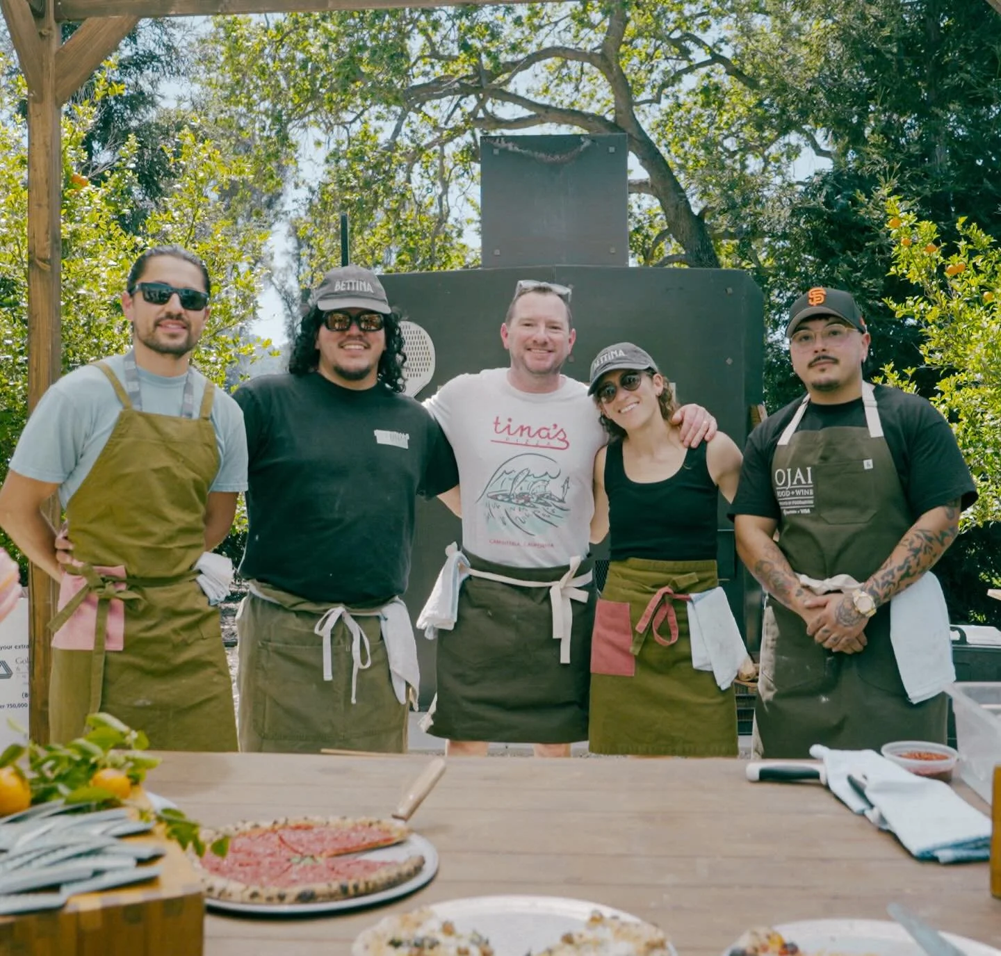 Feeling very lucky to have participated in @ojaifoodandwine this year and met so many wonderful people. @ben.kephart you are a maestro! 🫡 

Thanks @oscar_desantiago_ @sadisticshark @benzemoe for slinging the goods 🍕 @brooks_goon @mattmorrisfilms &a