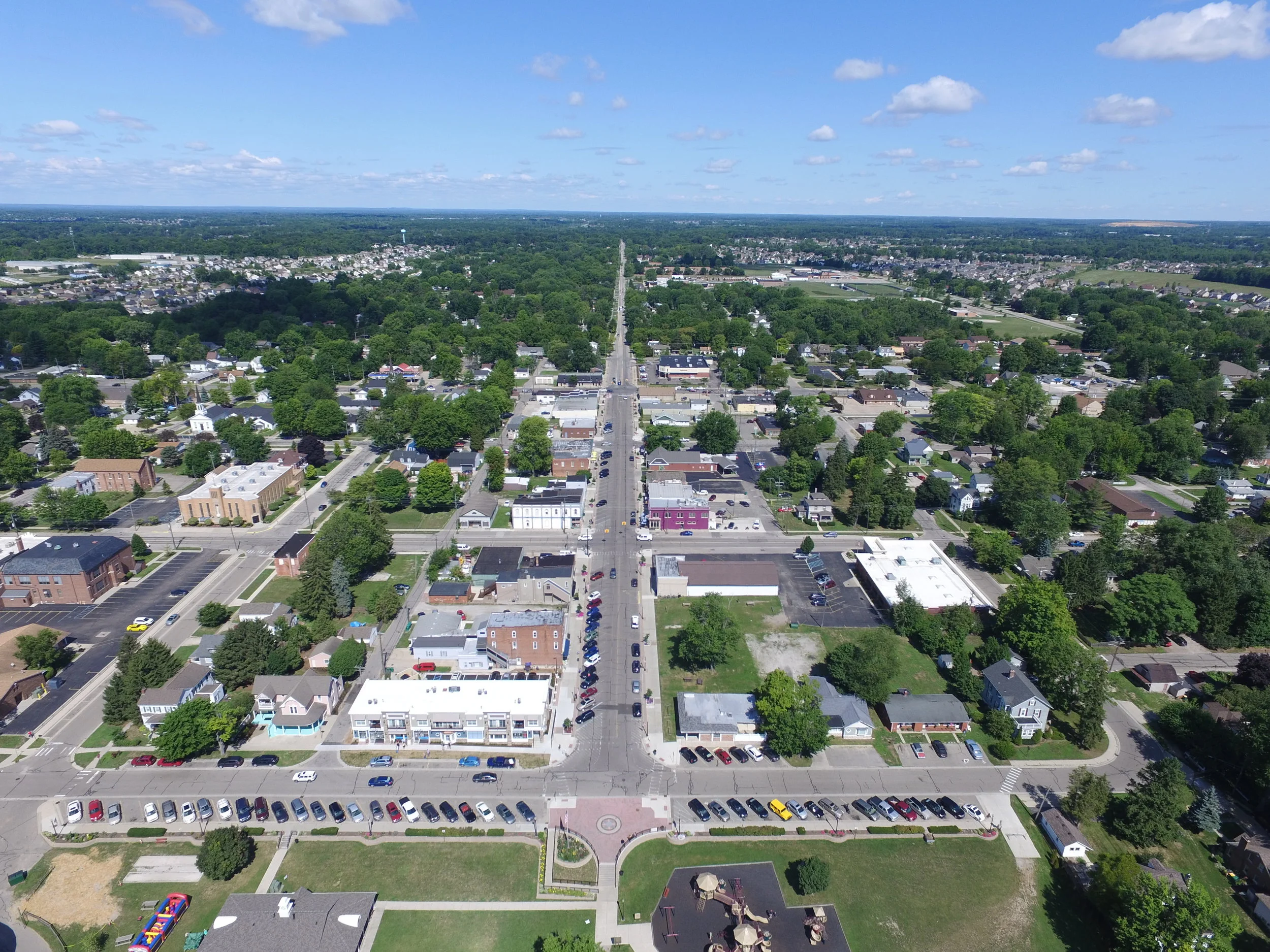 New Baltimore MI - Washington St from Bay.JPG