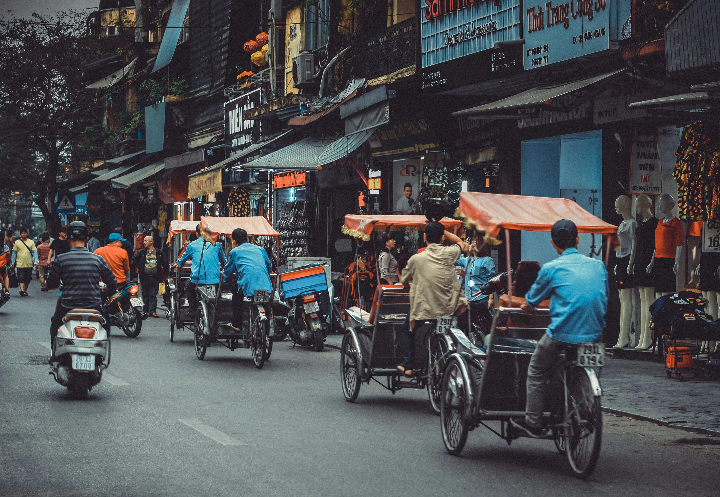 Look Both Ways Before Crossing The Road In Vietnam