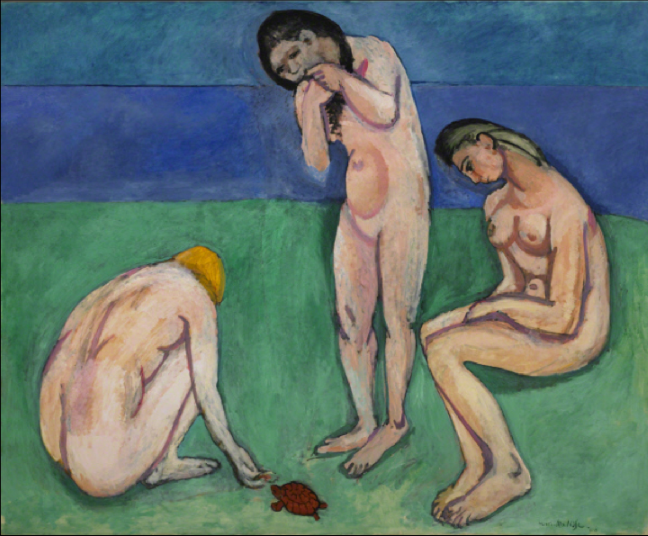 bathers with a turtle matisse.png