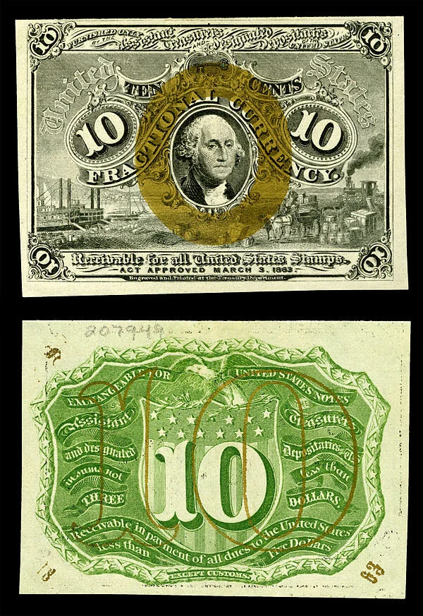 Banknote credit: United States Department of the Treasury; photographed by the National Numismatic Collection
