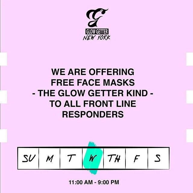 In support of our front line heroes, on Wednesdays GGNY is offering a free mask of the week to all first responders 🤍