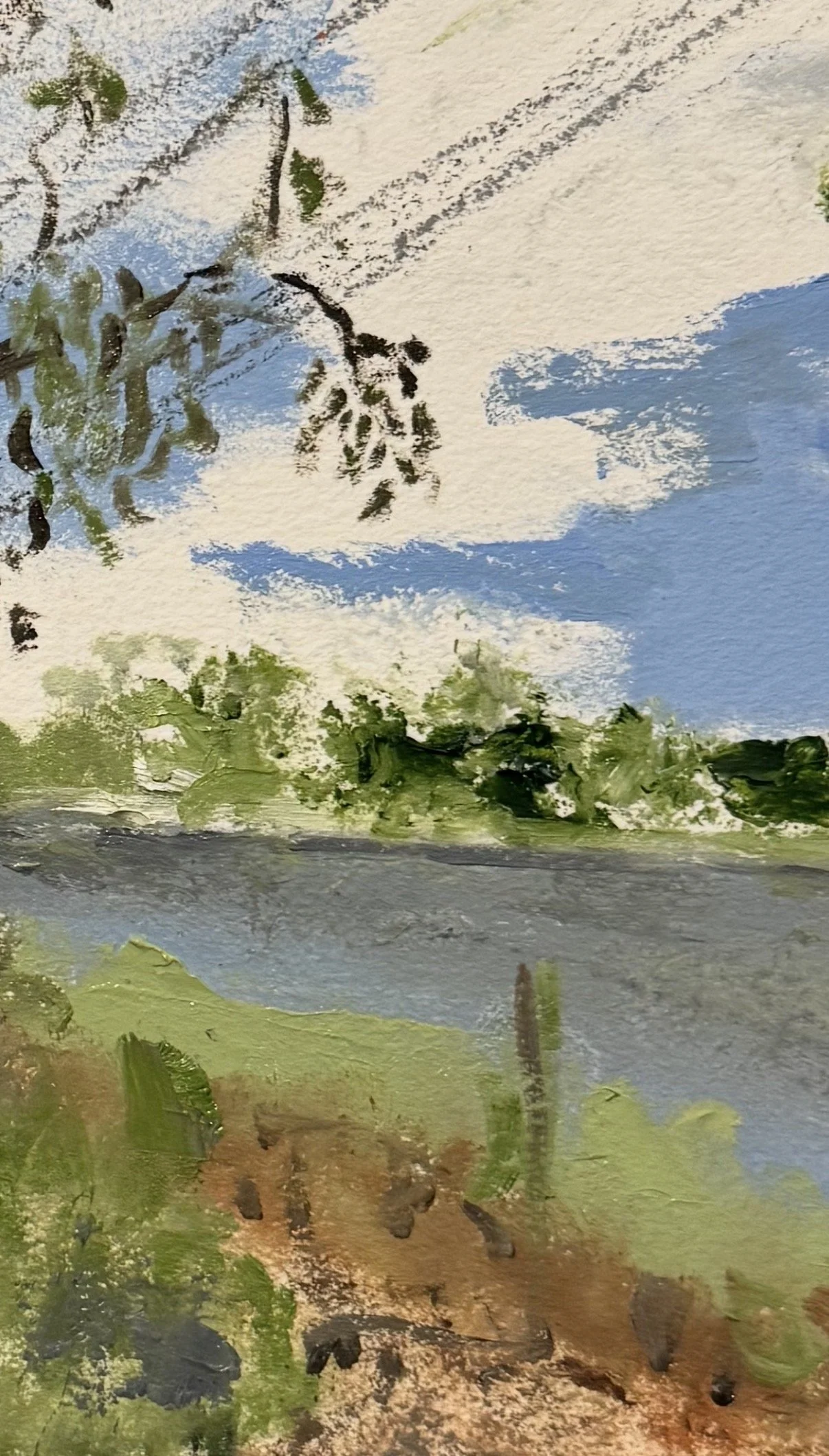 sky and river