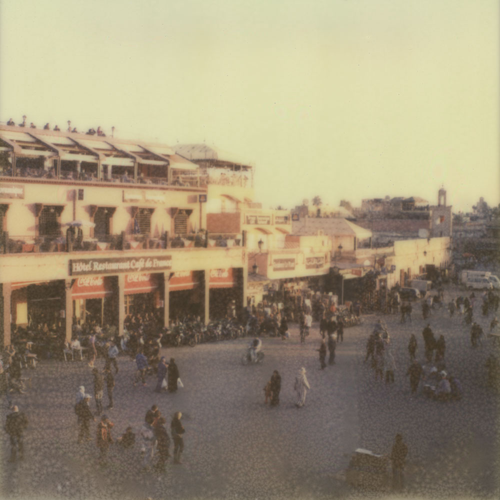 Polaroid Sx70 + PX70 Impossible Project Film, by Briana Morrison