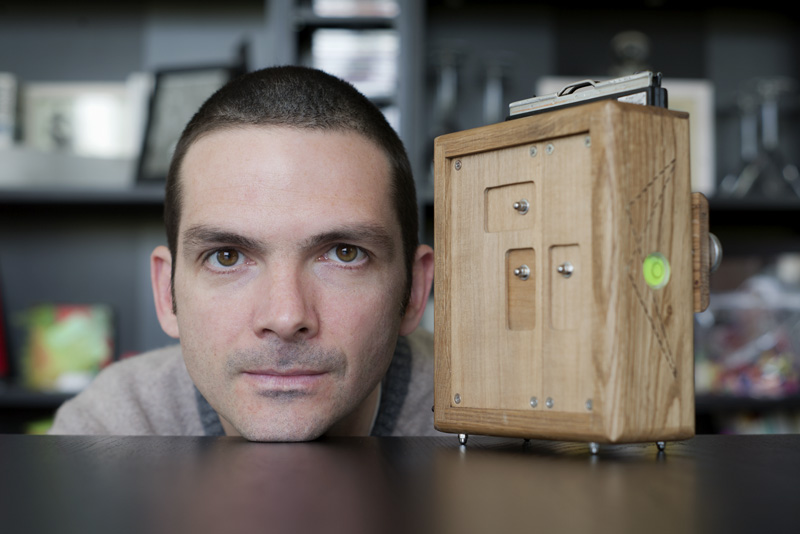 James Guerin and his pinhole creation