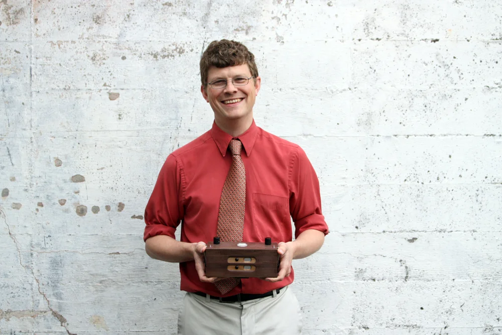 Zeb and his Reality So Subtle 6x17 pinhole camera