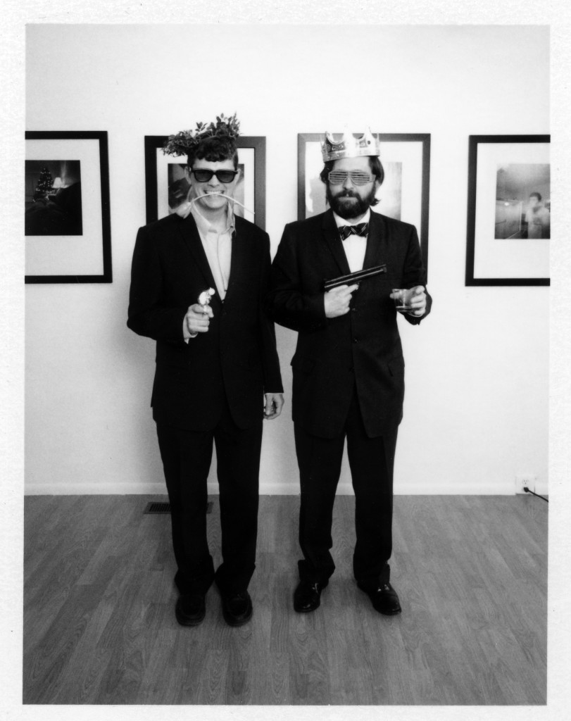 Zeb and Jake at the opening of their joint show, Still Live, in Vancouver. (Photo by Jason Kelley) May 2013