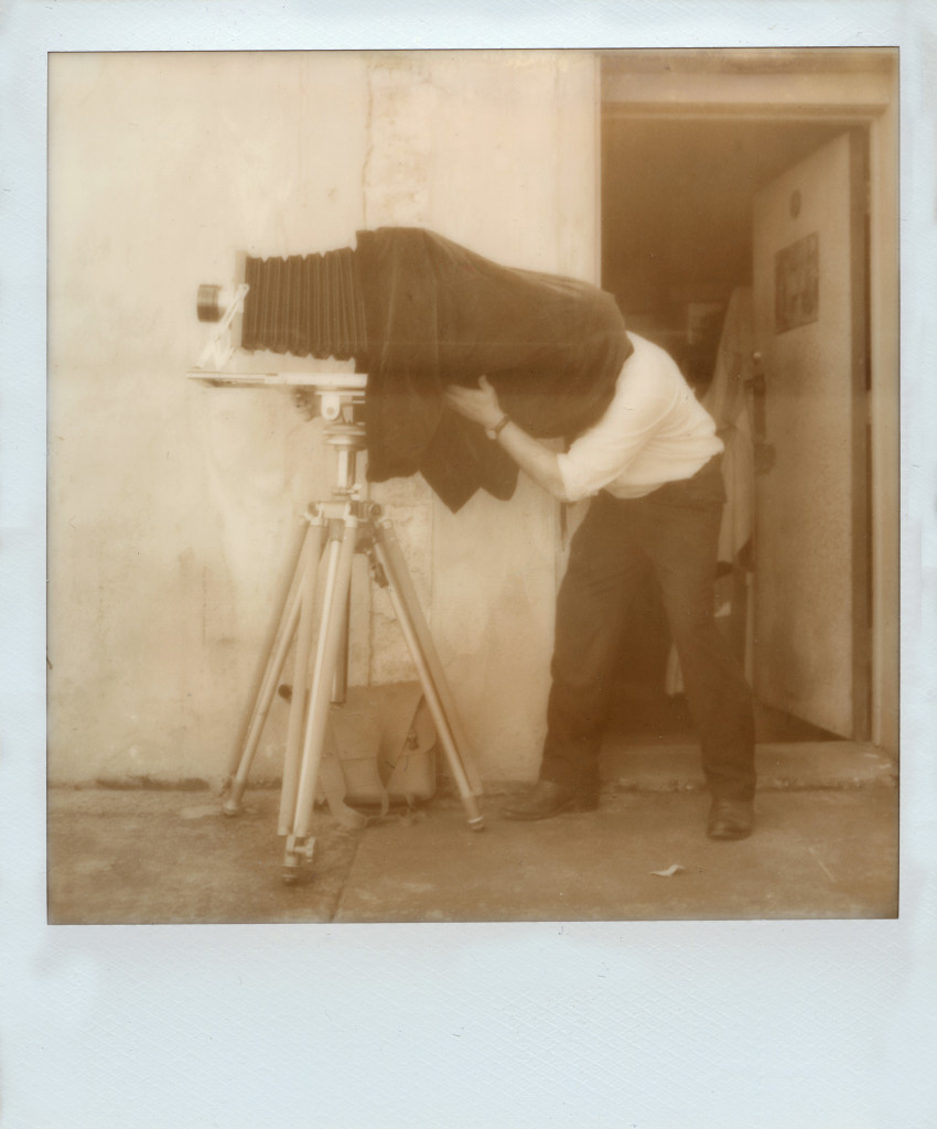 Jake gets set up for some 8×10 work. Photo by David Paulin