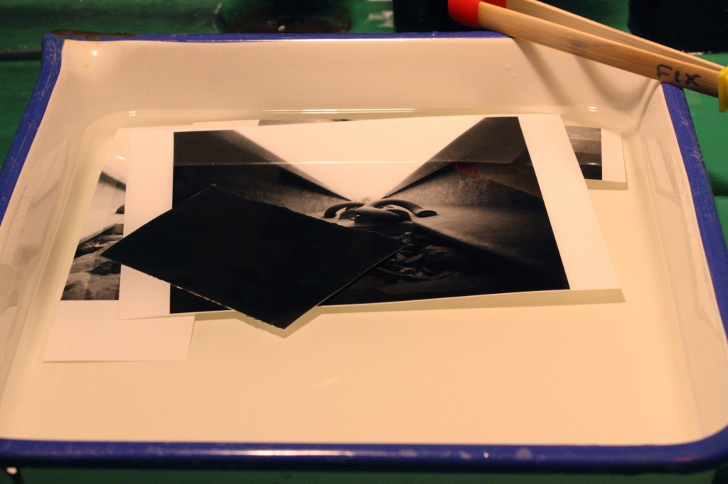 Use your black swatch of paper to ensure a true black in your print.