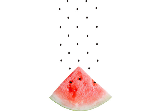 watermelon and seeds