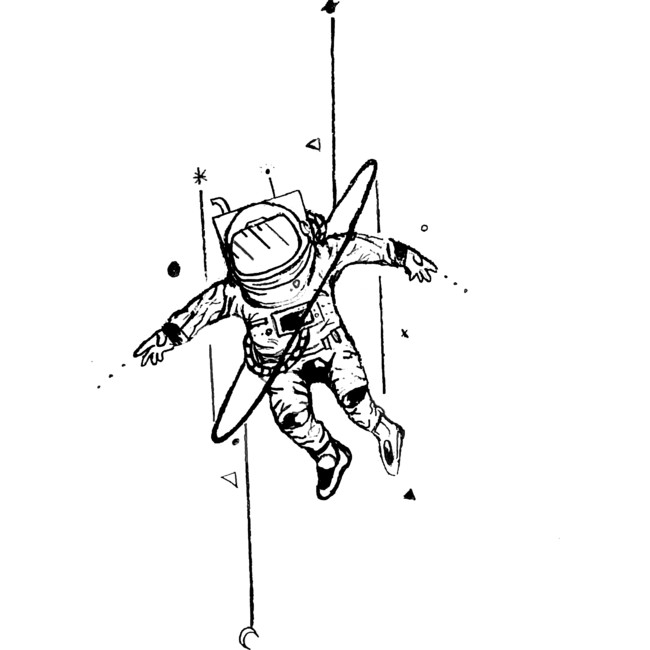 astronaut tied up