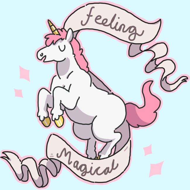 feeling magic unicorn