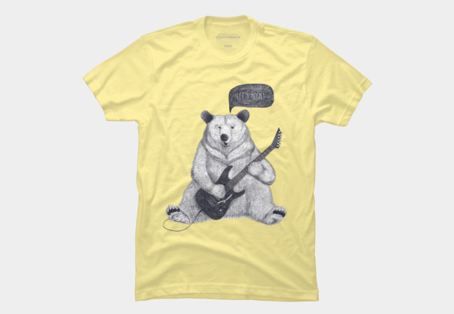 bear with guitar