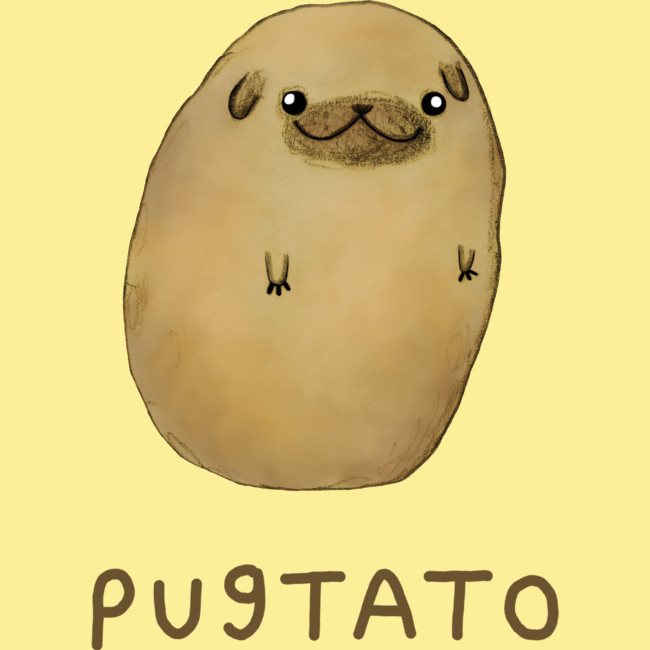 pugtato dog potato
