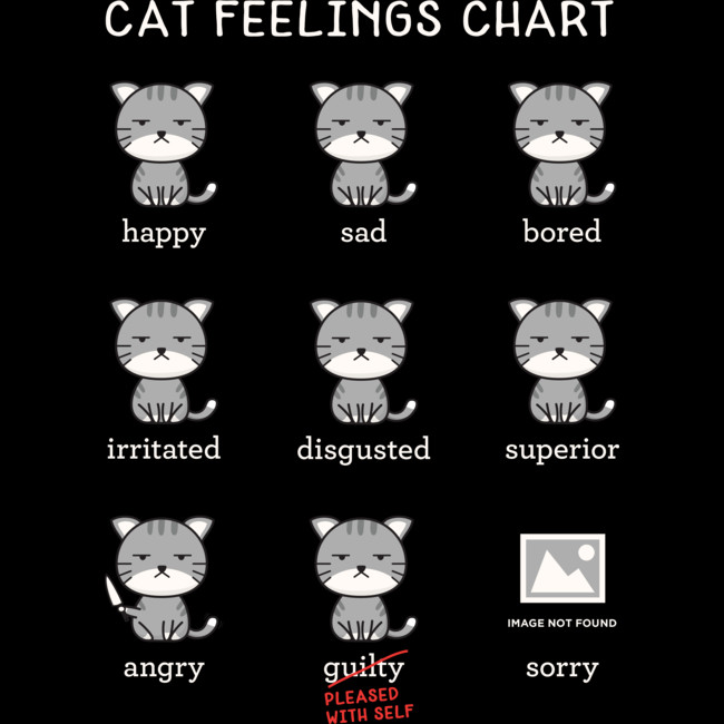 cat feelings chart