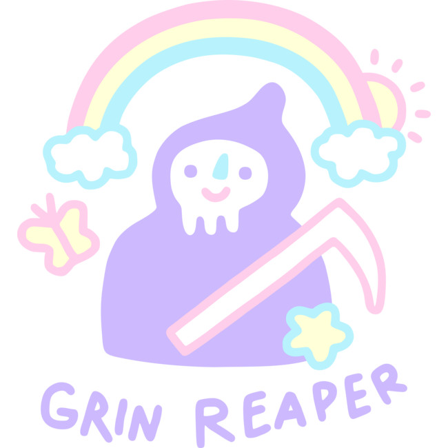 pastel grim reaper