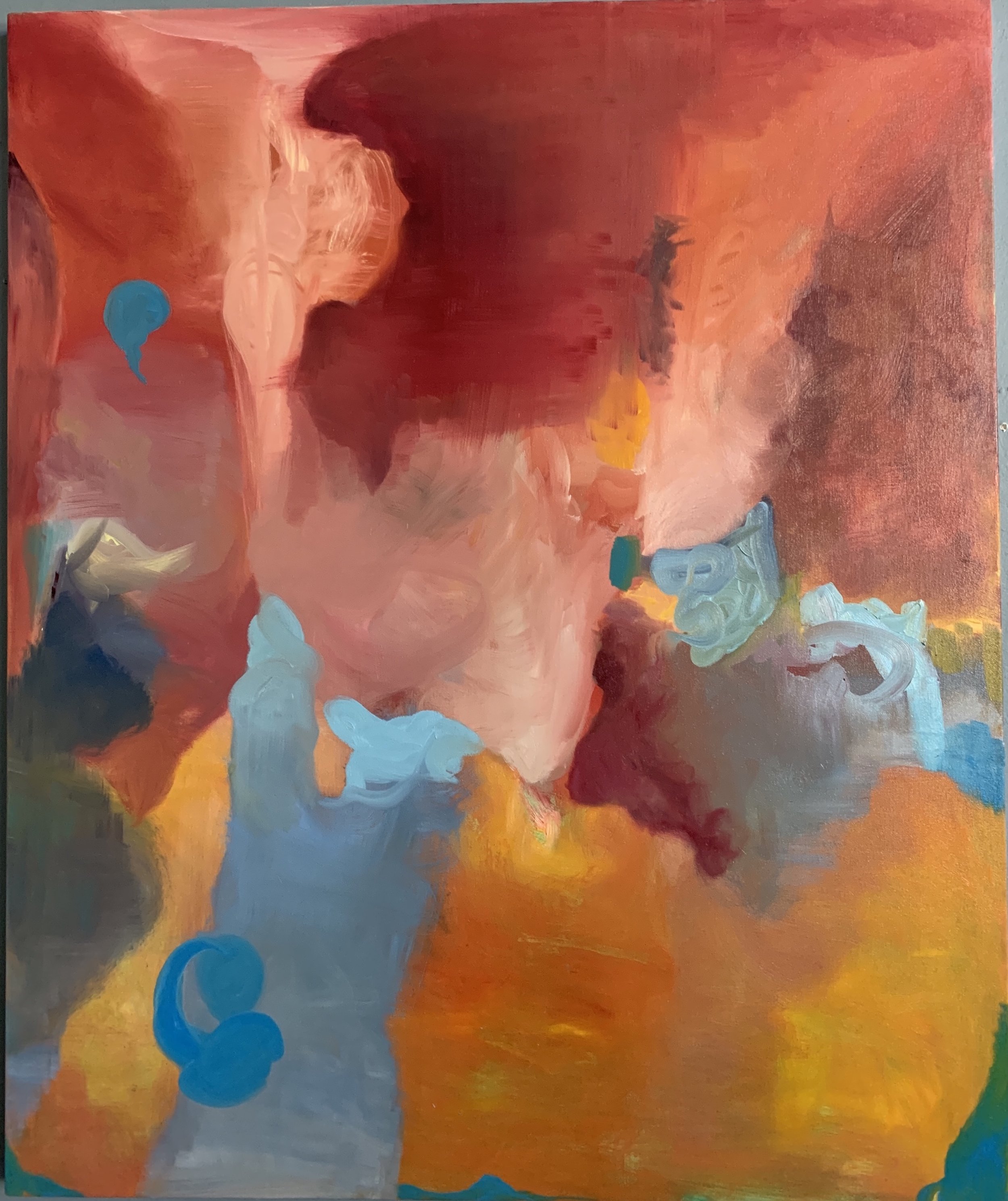 Candy oil on canvas 54"x45" LewAllen Galleries True Color exhibition sold