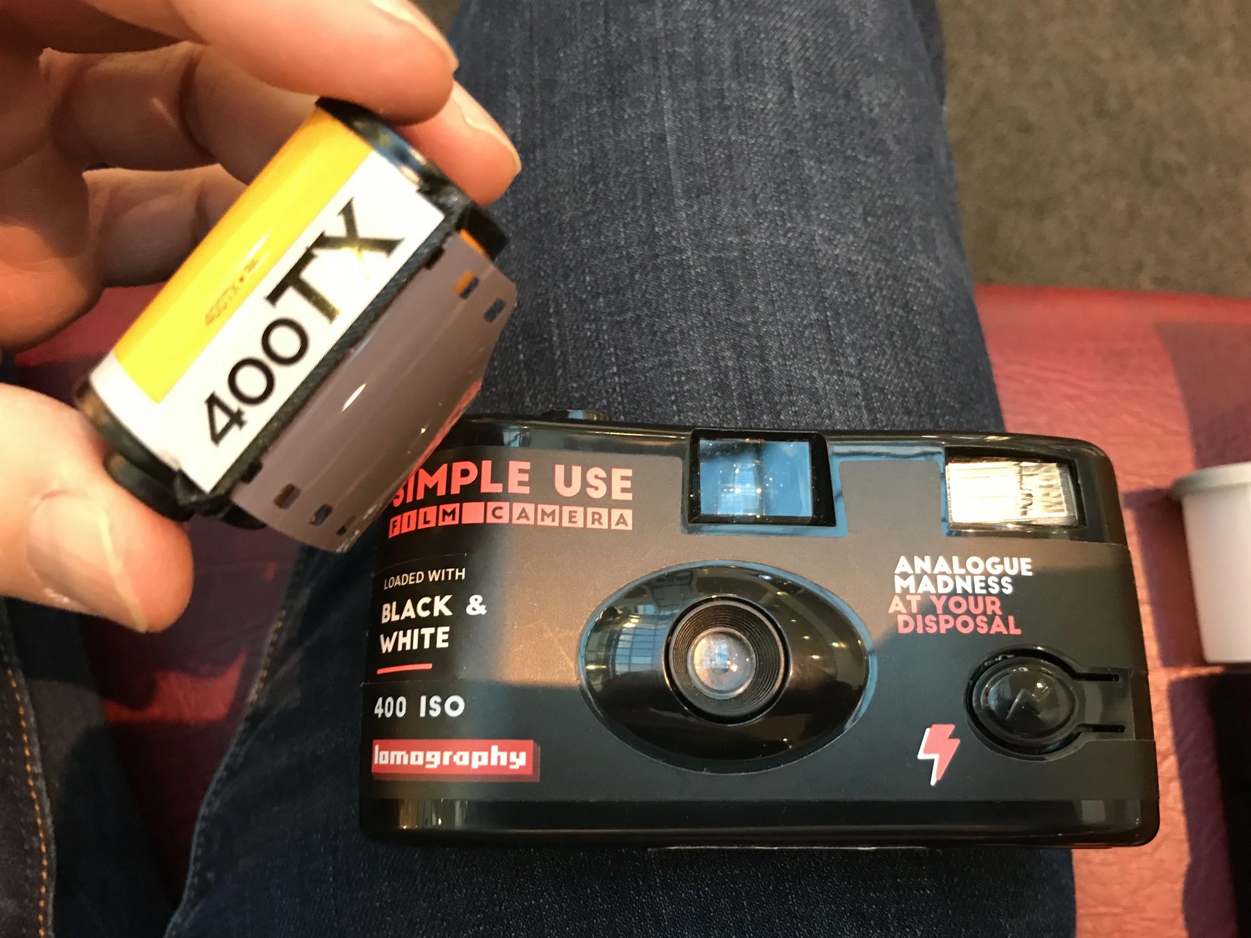 Open up the camera (cut the paper seal on the bottom first).