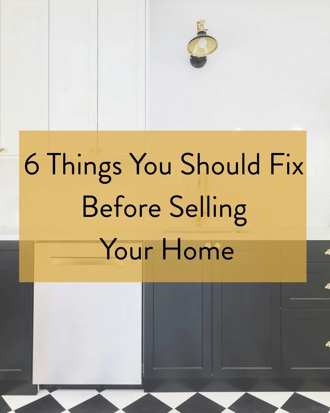 Thinking about selling your home? Here are 6 things real estate experts suggest you should do before hitting the market.

🔹Apply a fresh coat of paint
🔹Fix the lighting
🔹Refresh the countertops
🔹Update the cabinets
🔹 Double-check safety equipmen