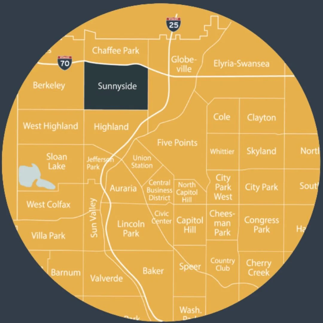 🏘️Denver Neighborhood Spotlight - Sunnyside🏘️

From farmland and smelters to front porches and coffee shops &mdash; Sunnyside has seen Denver evolve for more than a century. 🌿

Founded in 1858, this North Denver neighborhood began as part of the H