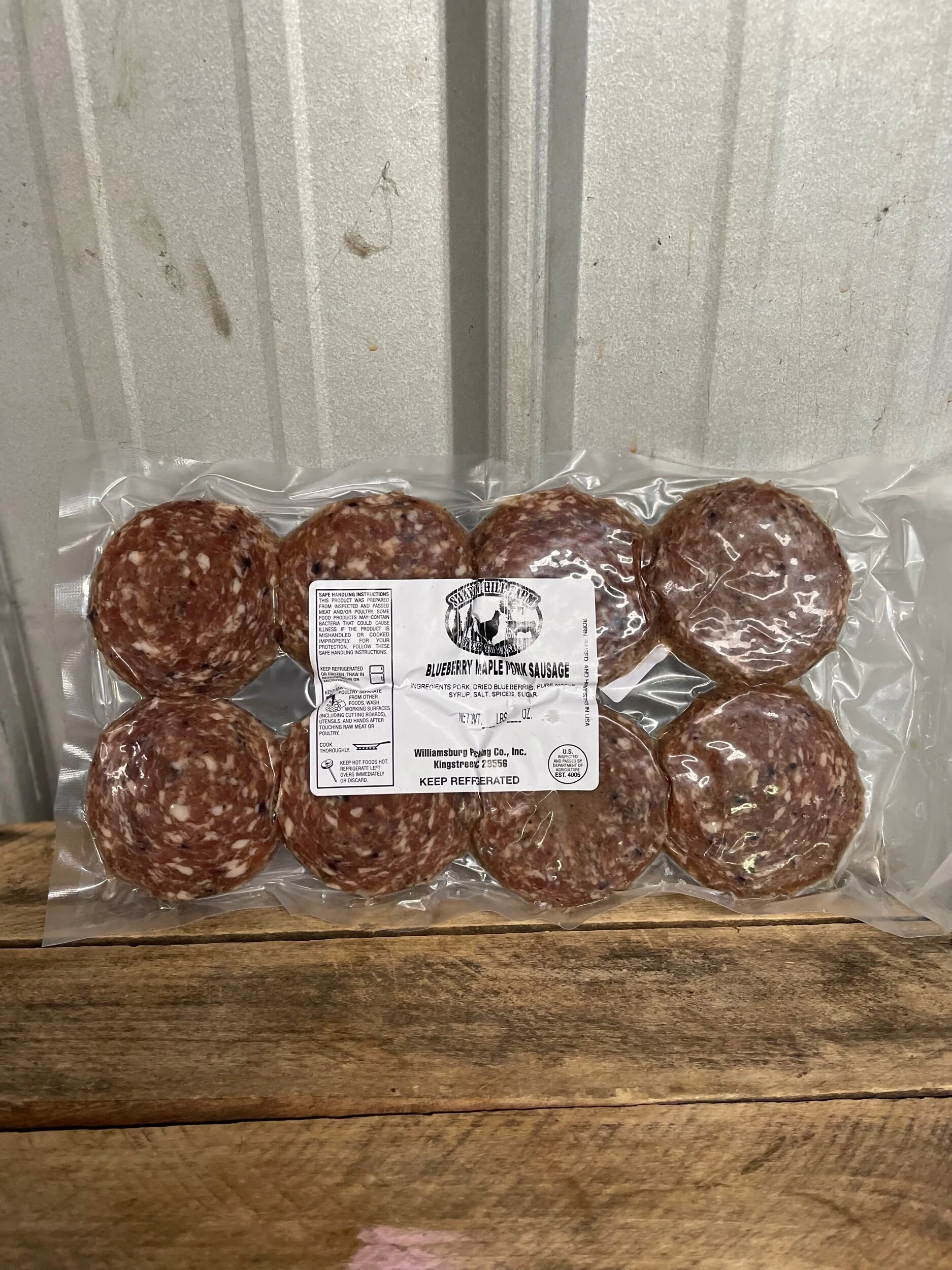 Blueberry Maple Patties