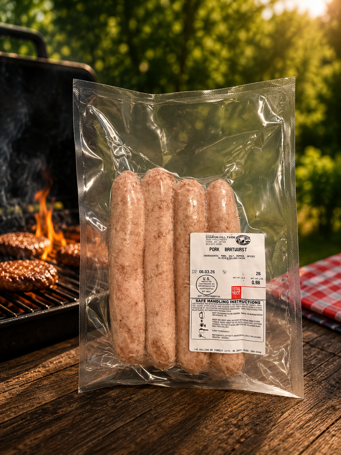 Pork Bratwurst (4 PACK)