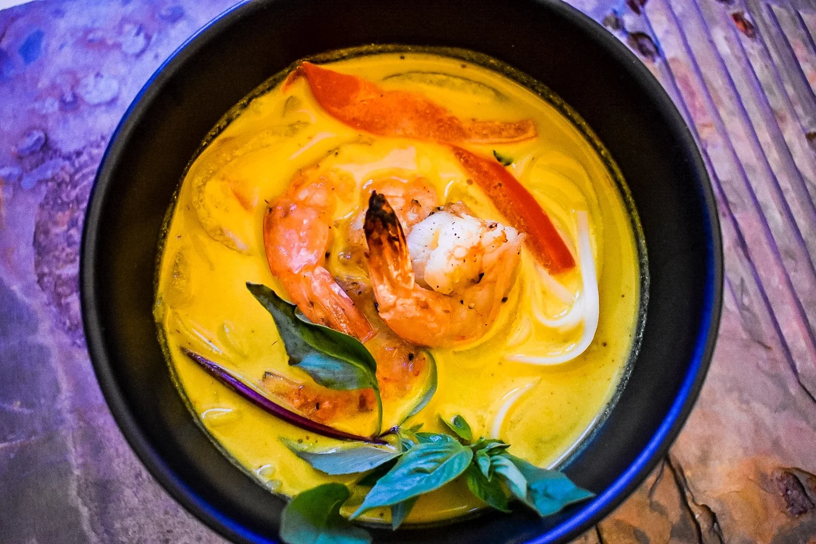 Bright Coconut Curry Soup