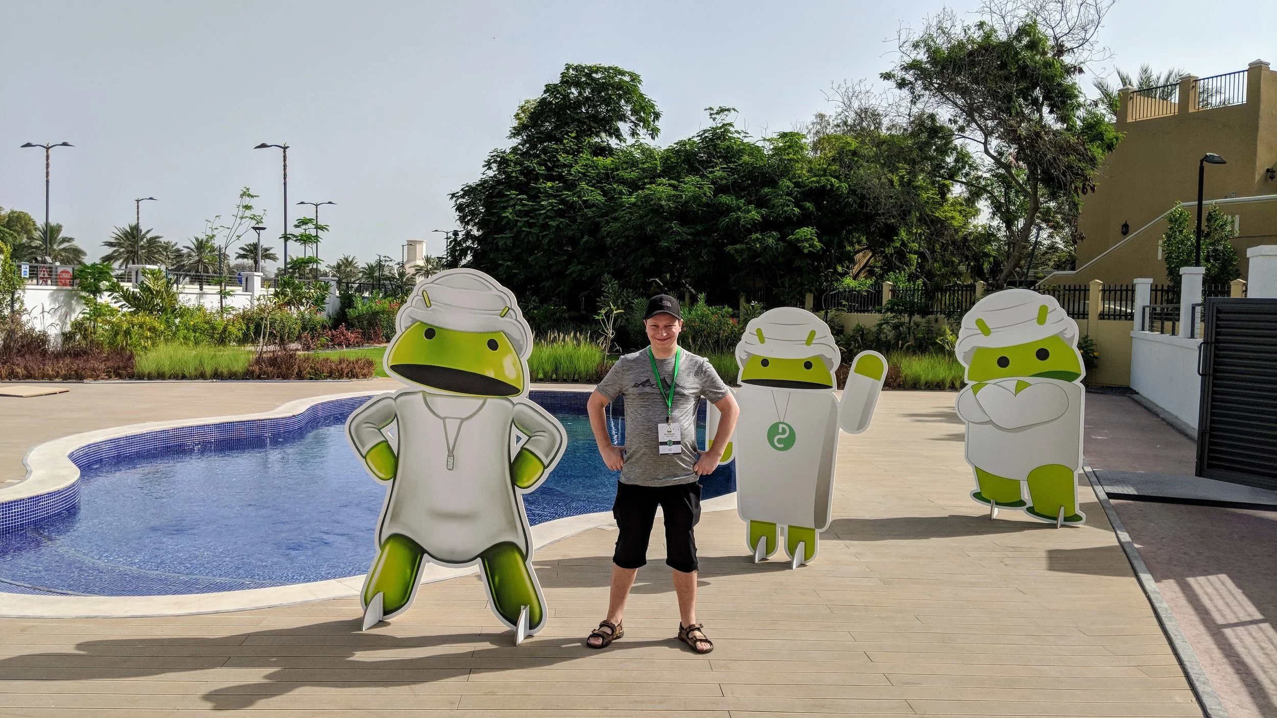 Lukasz at droidcon Dubai 2018. #droidconae #ShotOnPixel2XL
