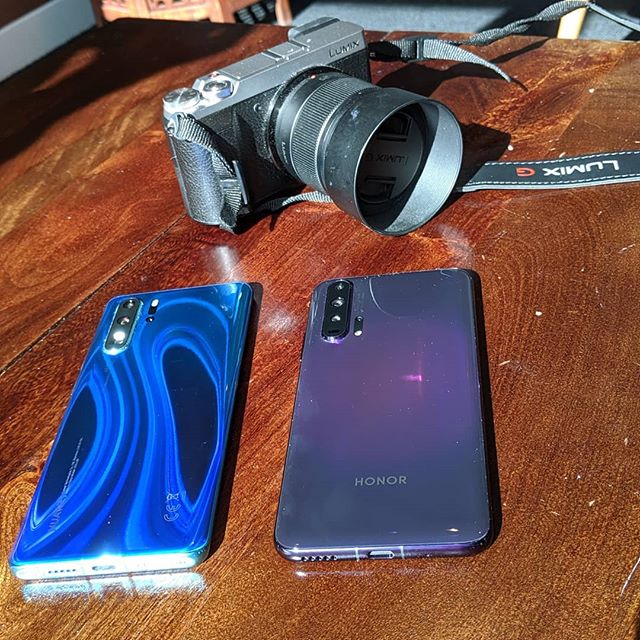 As we start filming for our content covering the @ukhonor Honor 20 Pro, we can't help but think a comparison with the Huawei P30 Pro would be good. Would you like to see that? Let us know. #Honor20Pro #PhantomBlack #Purple #ShotOnAndroid #Honor