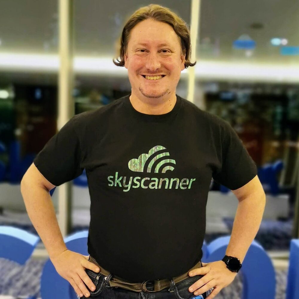 Skyscanner Matrix Logo Black 01 16 Matteo S T Shirt A Day Tech Travel Geeks