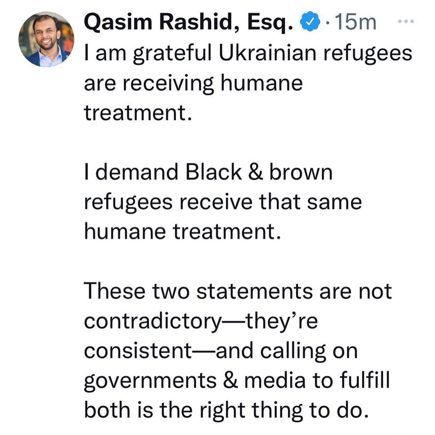 let&rsquo;s not let the layers of trauma to multiple communities steer our hearts away from helping.

we must resist the urge to turn against our fellow human brothers and sisters. 

let&rsquo;s do better. hold the media accountable for their stateme