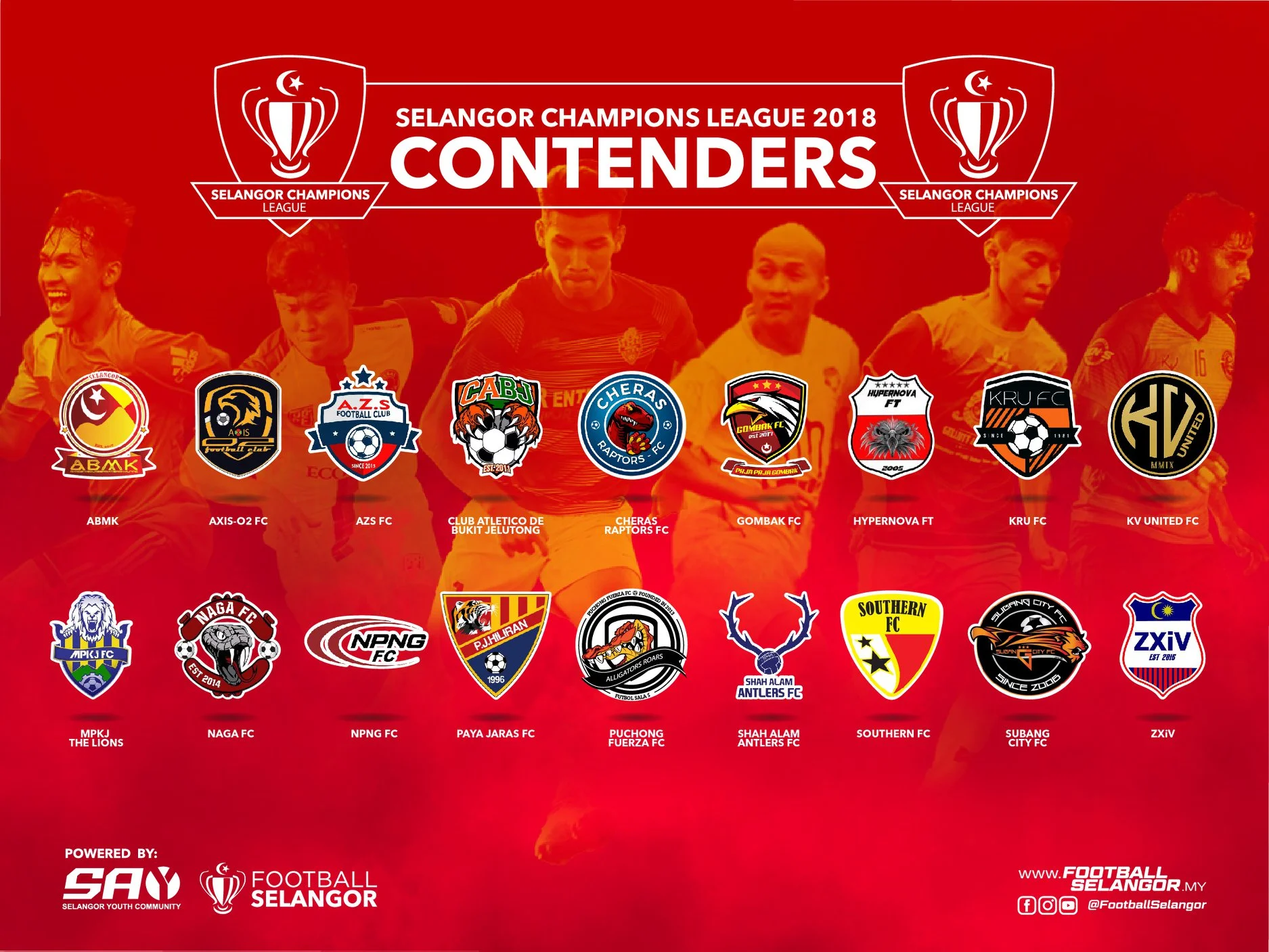 Selangor Champions League 2018 - The Contenders 