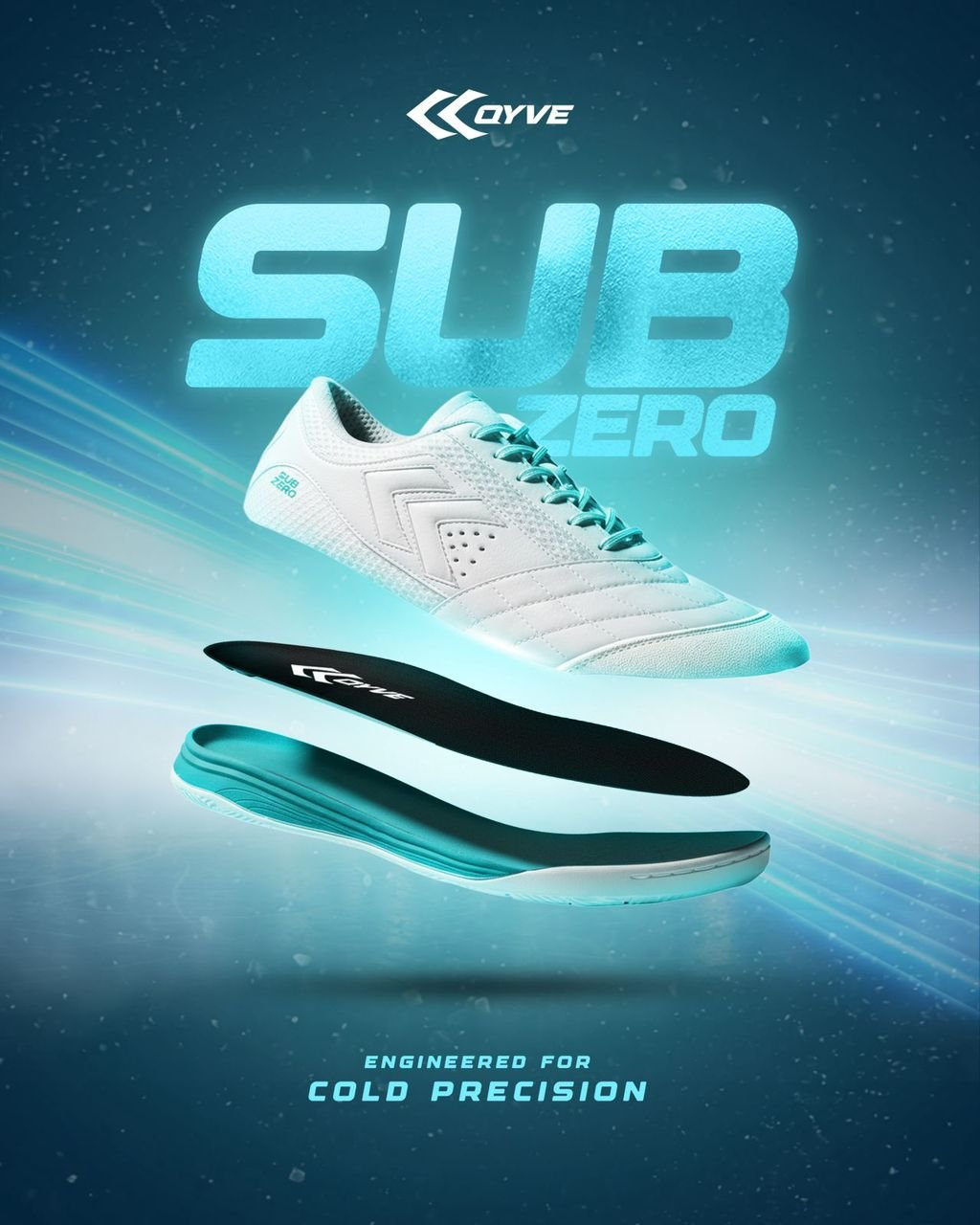 QYVE Unveils the Game-Changing SubZero Futsal Shoe