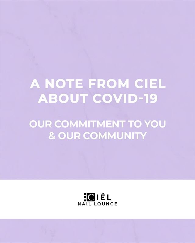 An important update from our staff regarding a temporary closure:

To our Ci&eacute;l patrons &amp; Las Colinas community, We are all in this together. To join in the efforts to socially distance and do our part to protect and care for our associates