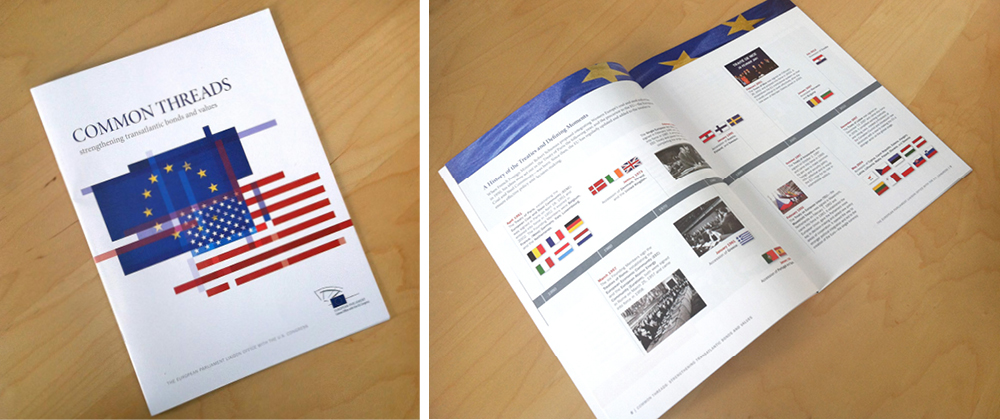 Layout and cover illustration for the European Parliament Liaison Office.