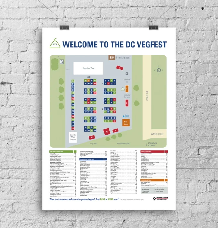  created map and wayfinding material  