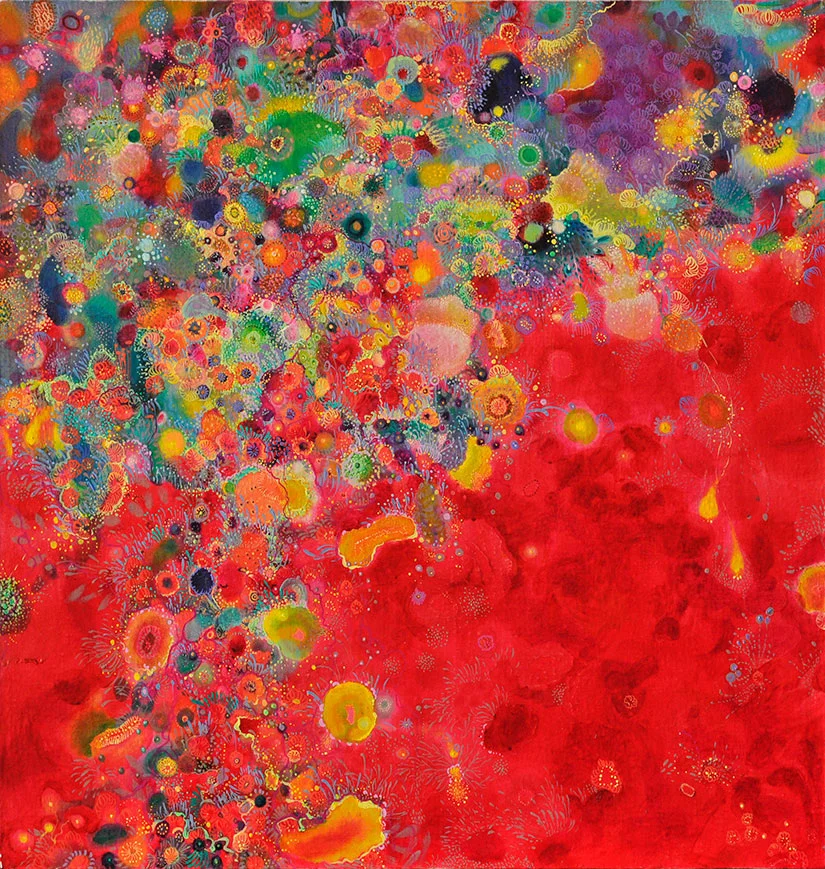 Dark Fragrance No.15, 24" x 24", oil on canvas, 2012