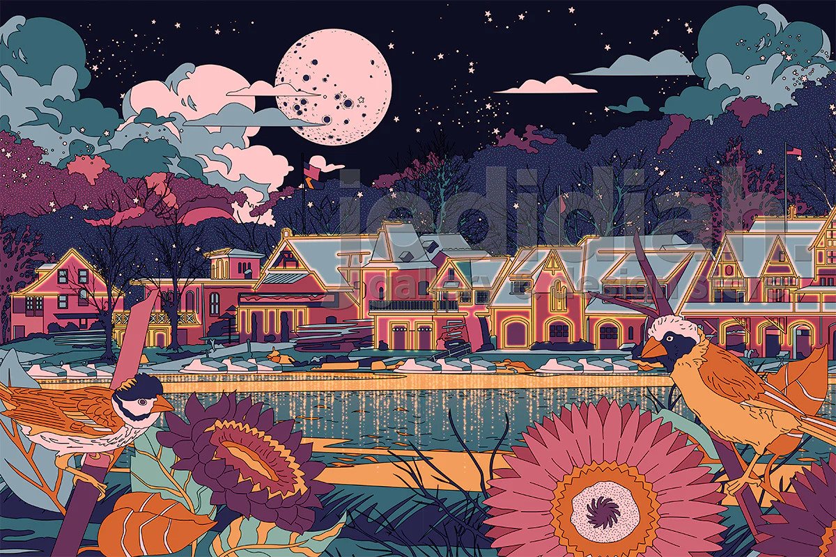 Mega Asellia’s Philly Cityscapes: A Gallery-Exclusive Look Inside the Creative Process