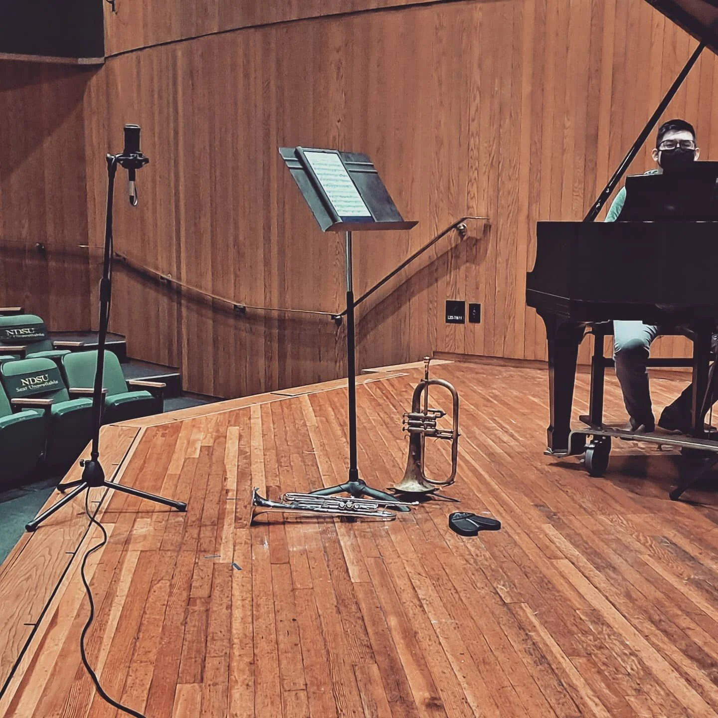 Recording this weekend has been fun! I never thought I could play a piece so many times in 1 weekend and appreciate it more each time I played it! #trumpetlover #trumpetislife #brassintruments #bachtrumpets #arutuniantrumpetconcerto #trumpetsolo #nds