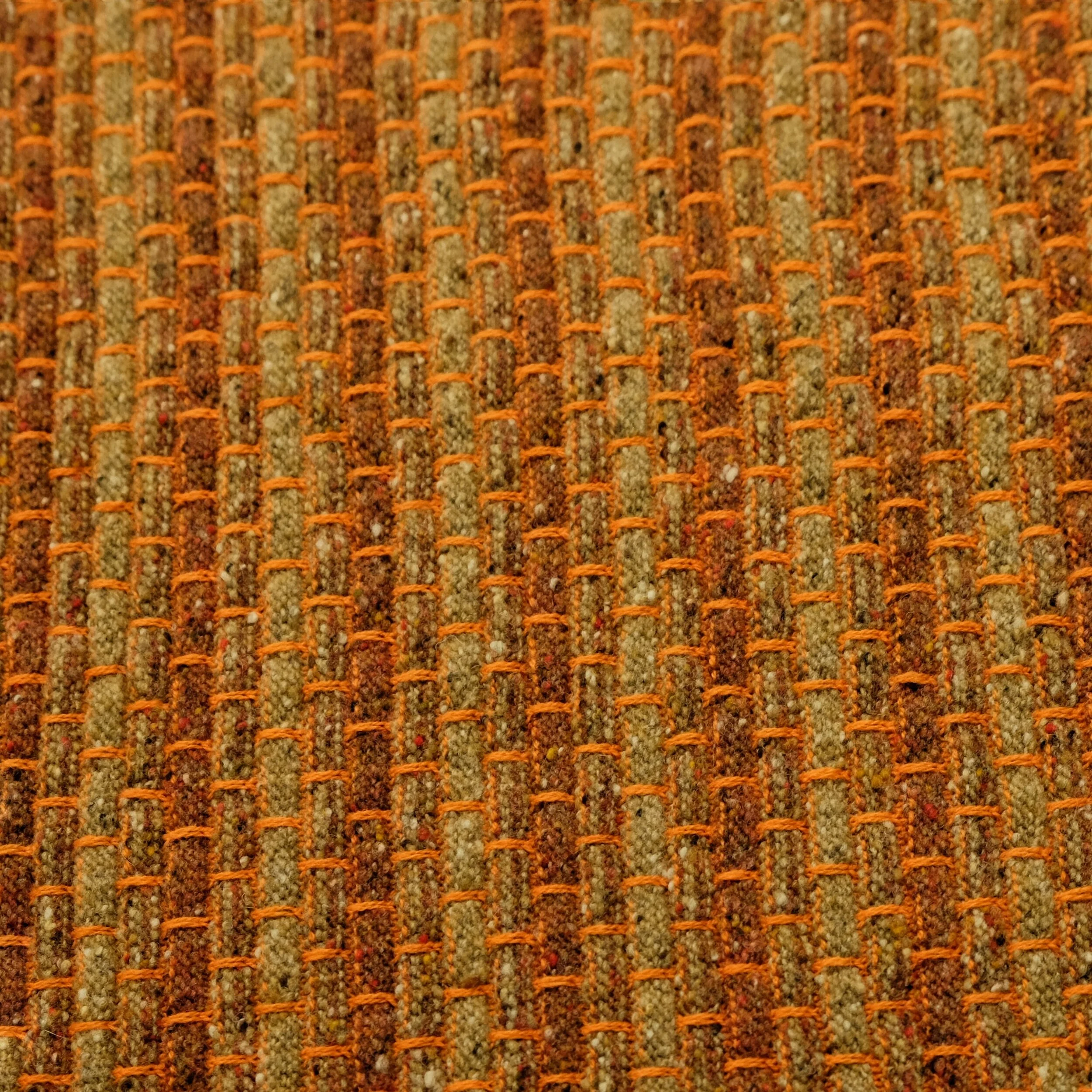P18-26 Basketweave Poncho 100% Lambswool Rust.jpeg
