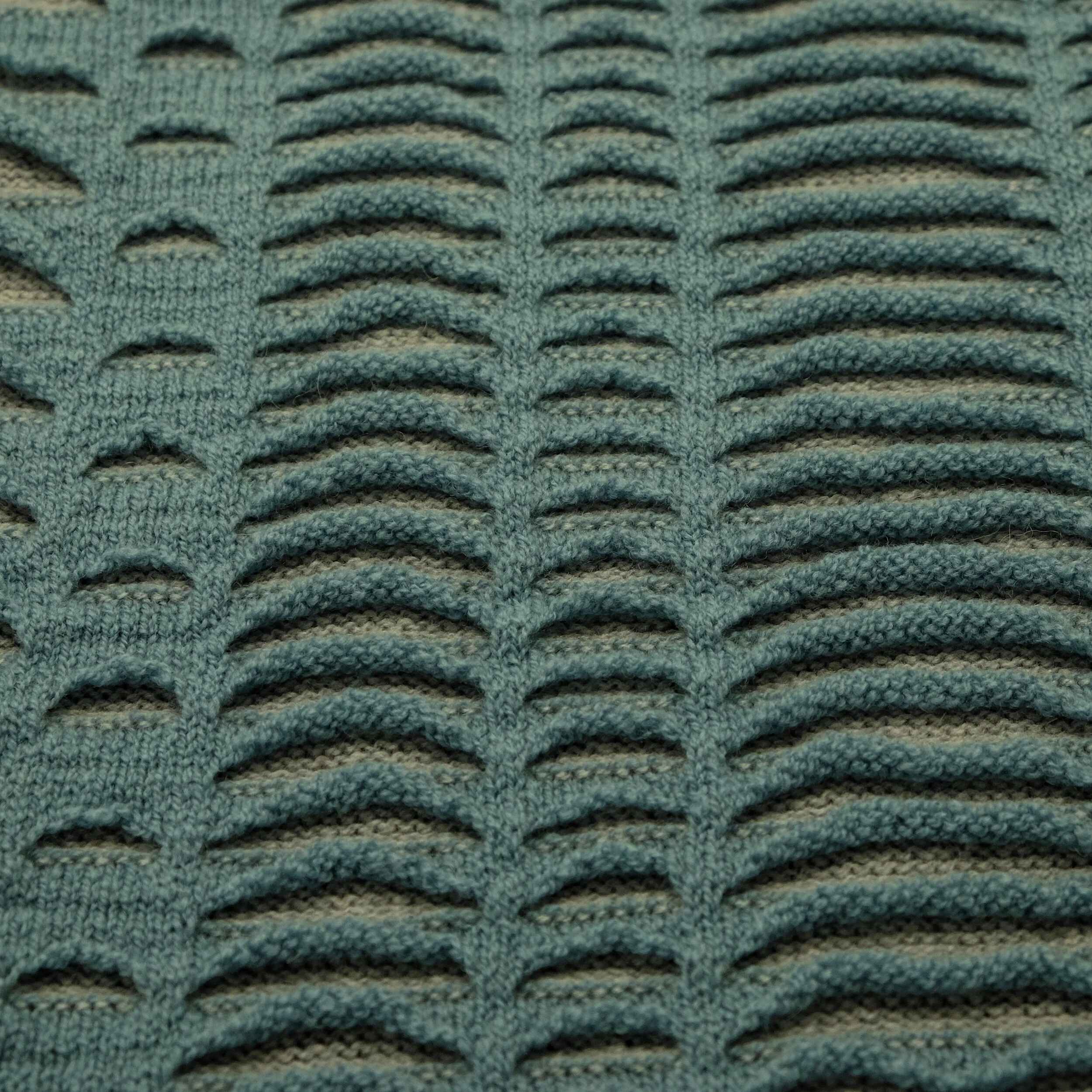 P18-101 Ocean Weave Poncho 100% Lambswool Petrel.jpeg