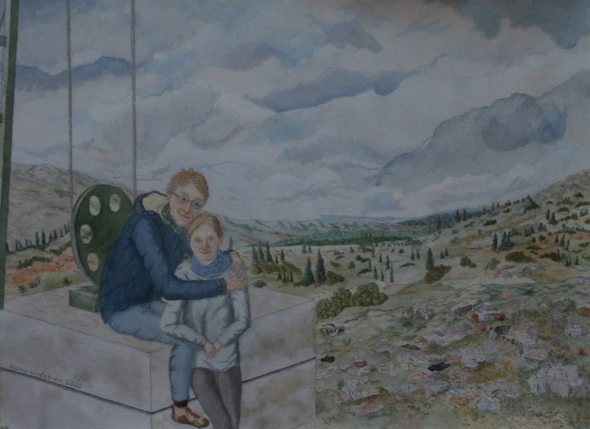 Kristoffer og Rikke i Bydalsfjeldet