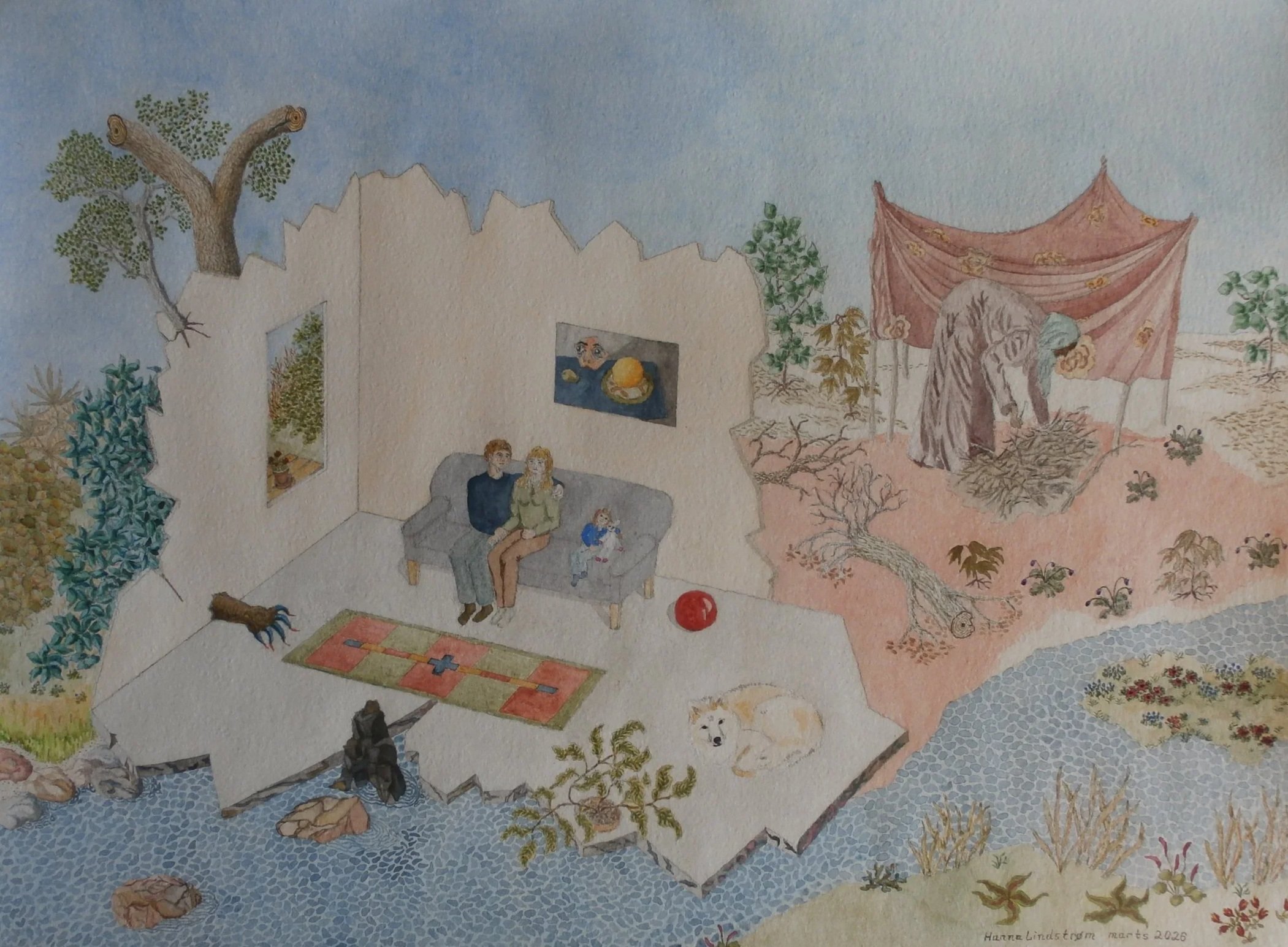 Vi lever videre indtil alle er døde, lad os lege far, mor og barn