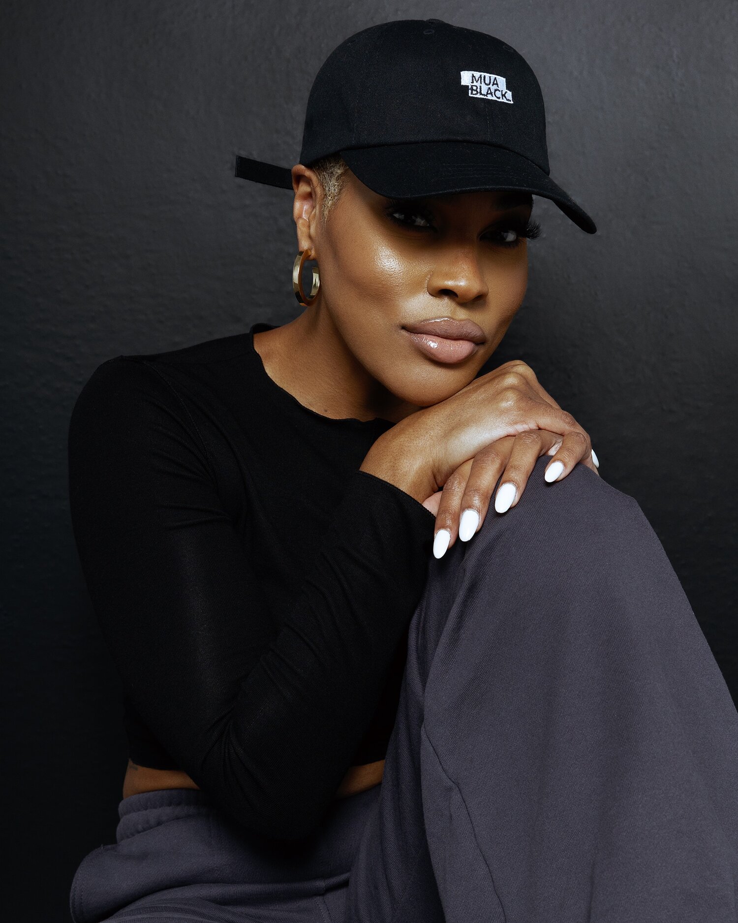 Classic MUABlack Dad Hat — Desiree Phillips Classic MUABlack Dad Hat — Desiree Phillips